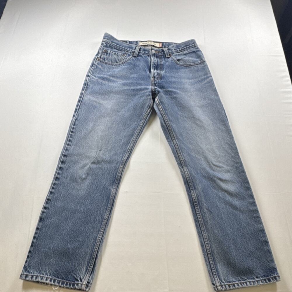 Levi’s Straight Regular Fit Blue Denim Mens Jeans 31/30